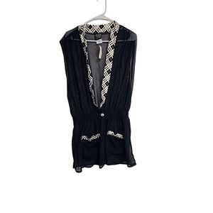 Jantzen‎ Women's Swim Cover Black w/ Gold SZ L NWTWidth 20.5"Length 31"